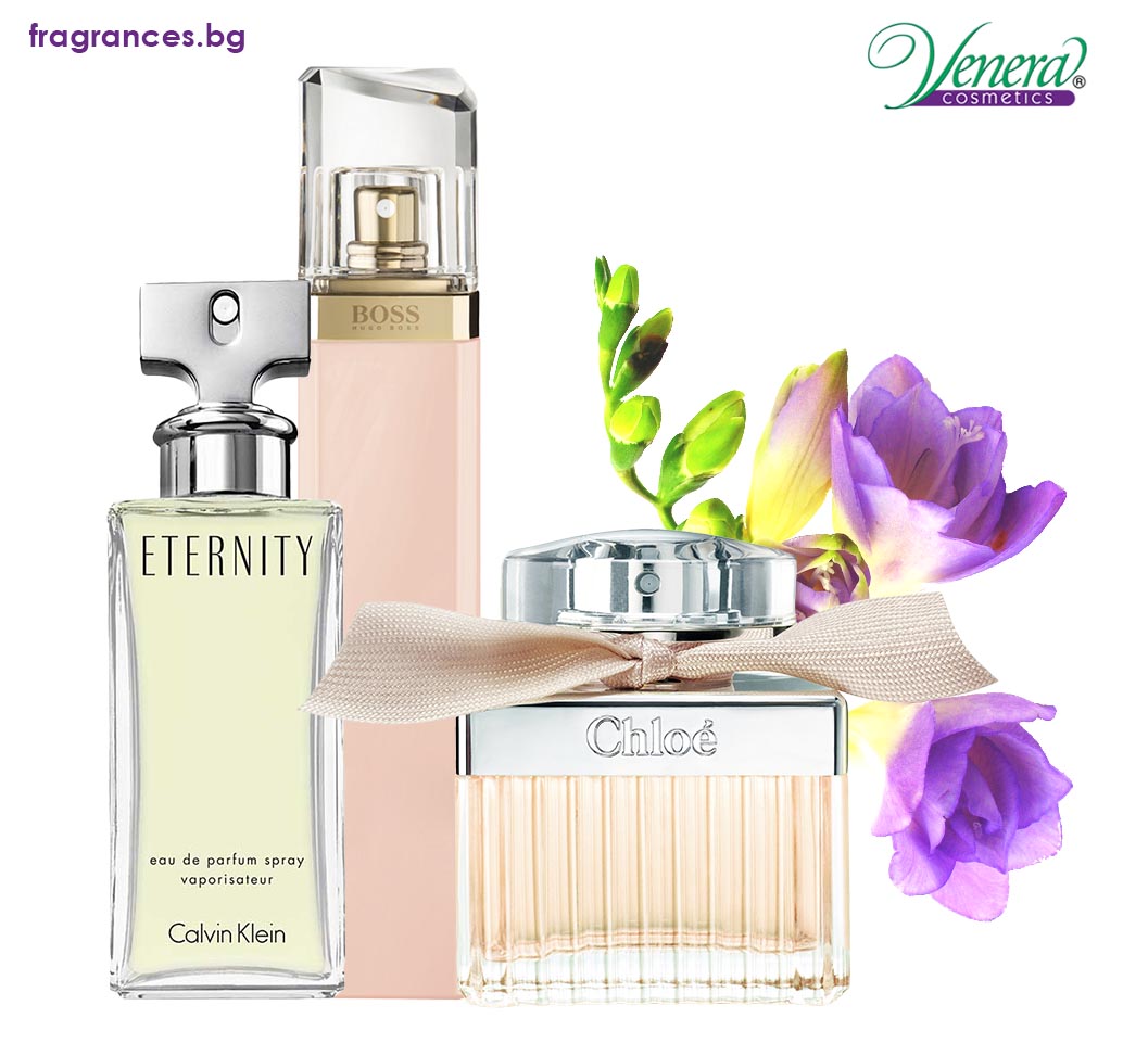 Perfumes with freesia